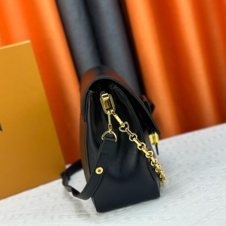 LV Smooth Dauphine MM Black Bag - Image 3