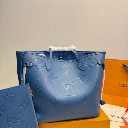 LV Neverfull MM Monogram Empreinte Bag - Image 6