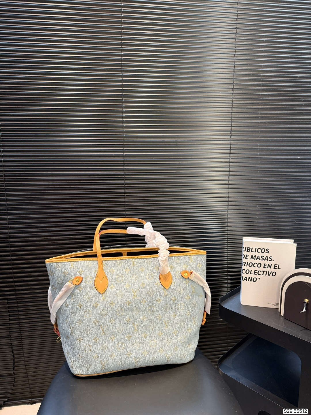 LV Monogram Shopping Bag - Image 9