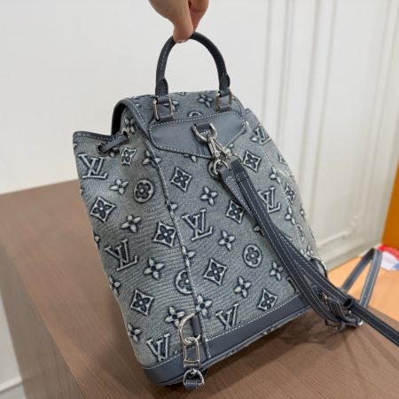 LV Denim Backpack - Image 8
