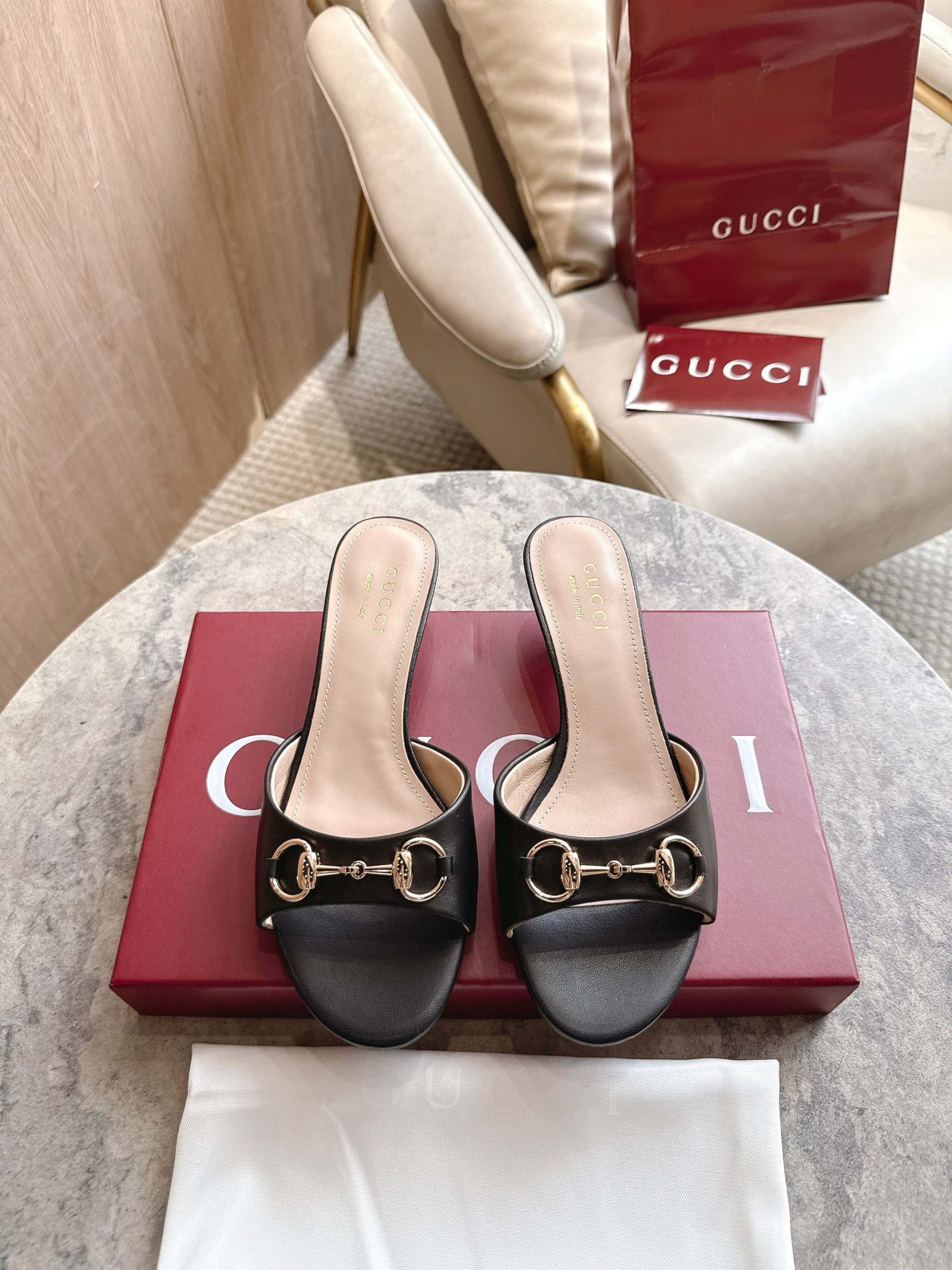 Gucci Slide Sandal With Horsebit - Image 8