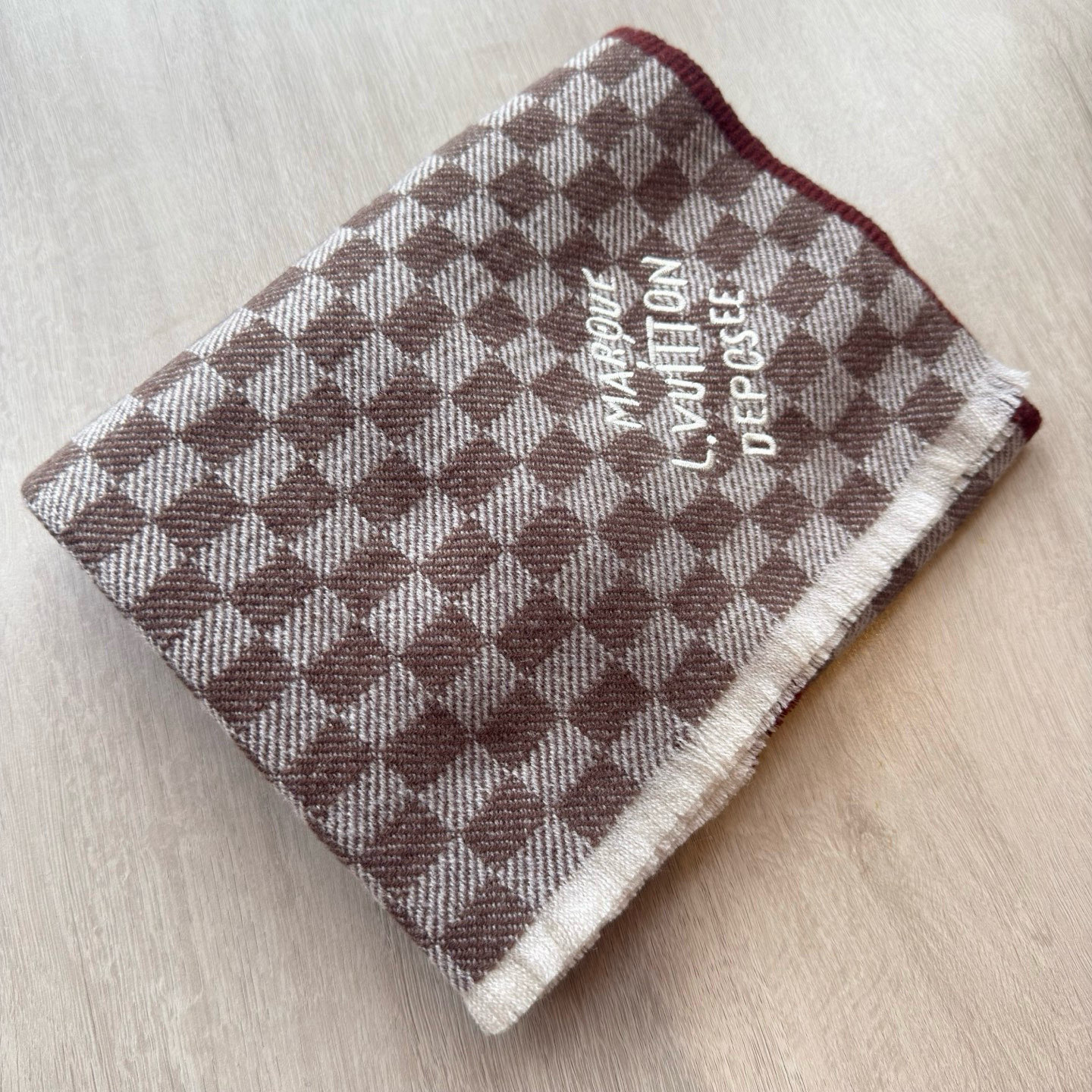 LV  silk wool scarf - Image 2