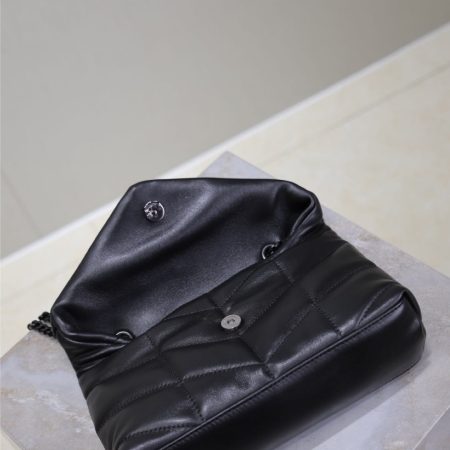 YSL Loulou Puffer Bag with Black Hardware S/M/L - Image 5