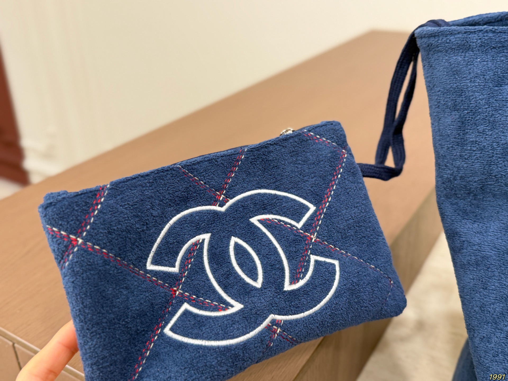 Chanel Denim Tote Bag - Image 5