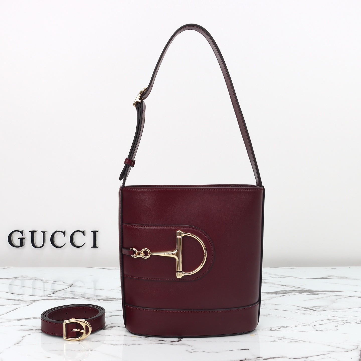 Gucci Horsebit embellished leather shoulder bag - Image 3