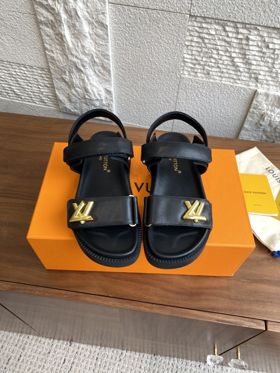 LV Sunset Flat Comfort Sandals in Monogram Canvas - Image 2