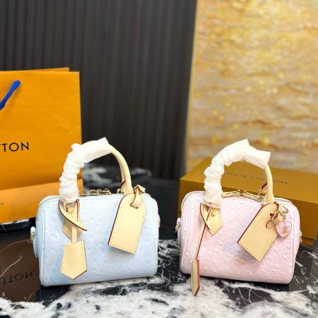 LV Pillow Speedy Handbag in Cherry Blossom Pink