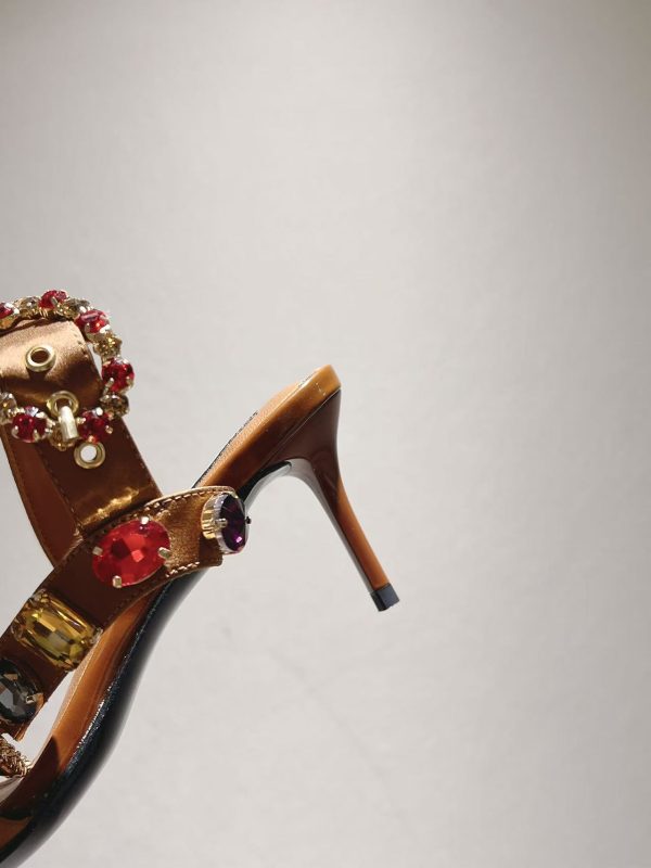 Dolce & Gabbana Straw Sandals