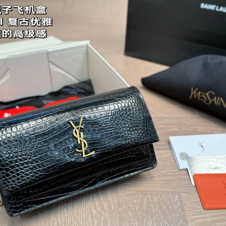 YSL Crocodile-pattern Bag - Image 2