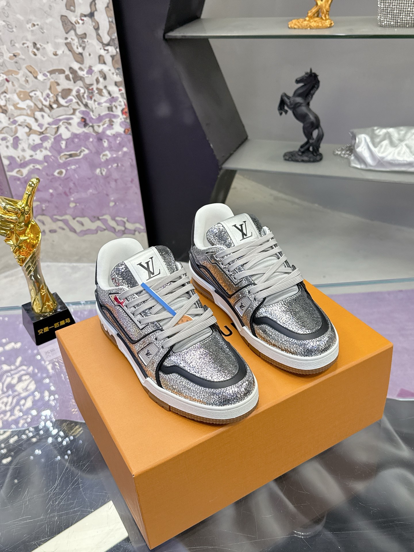 LV Trainer Sneakers - Image 4