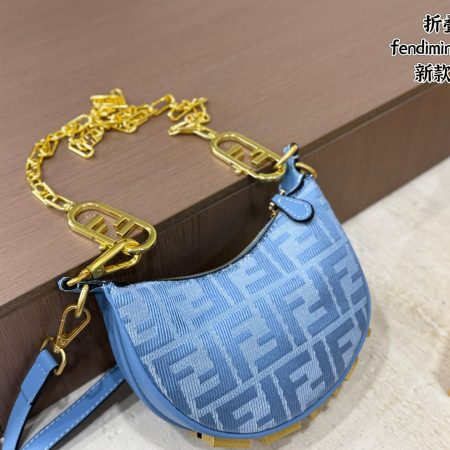Fendi Mini Half Moon Bag - Image 3
