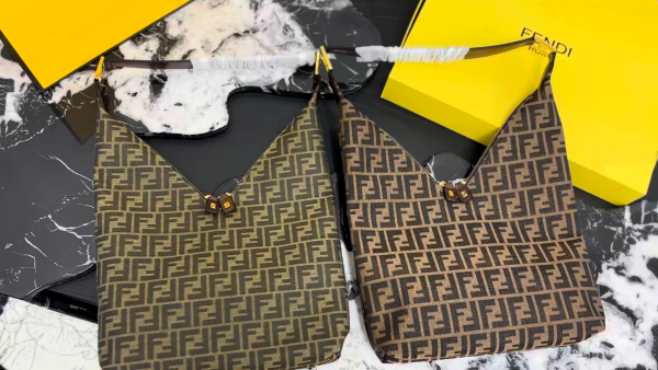 Fendi V-shaped Tote Bag