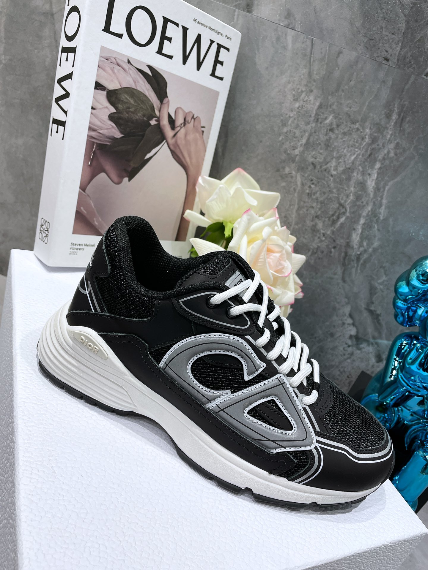 Dior B30 Dad Sneakers Black (AA Normal Quality Version) - Image 2