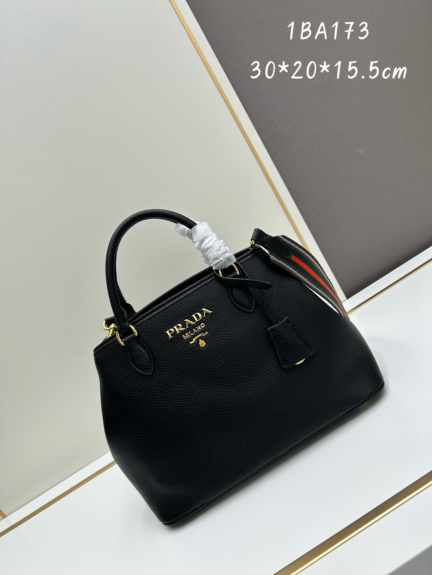 Prada Sacca 2 Manici Convertible Daino Tote | - Image 1