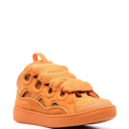 Lanvin LEATHER CURB SNEAKERS - Image 4