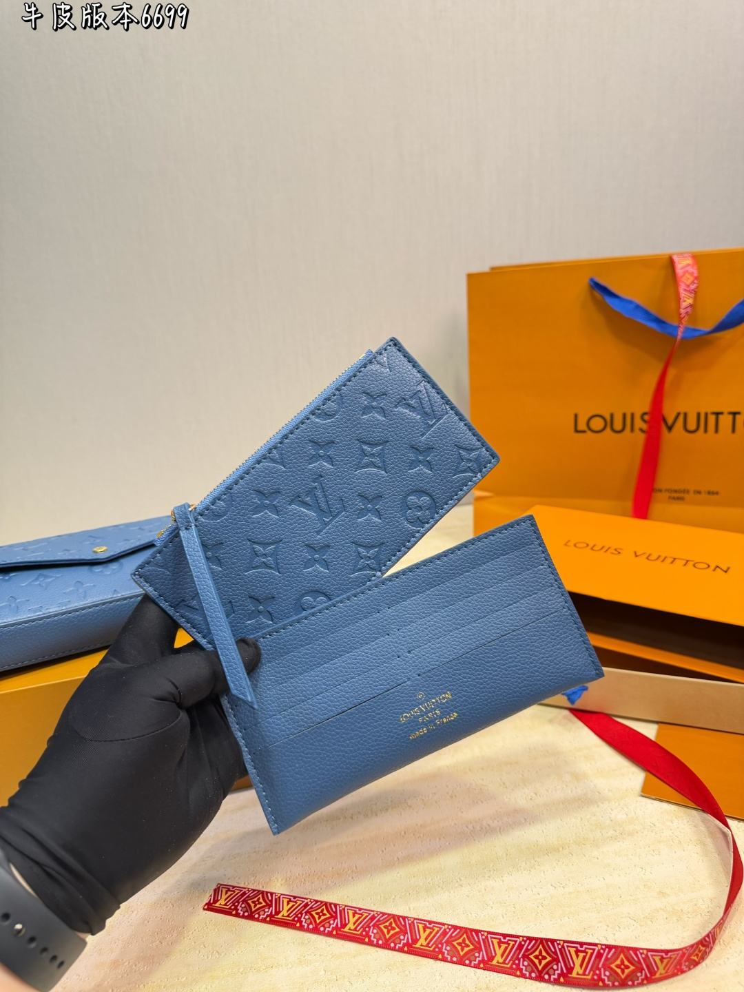 LV Pochette Felicie Monogram Empreinte Bag - Image 7
