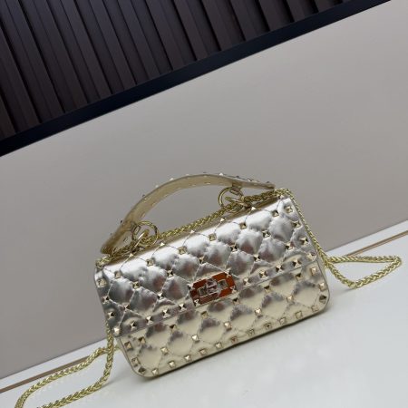 Valentino Garavani Rockstud Spike Medium Chain-Strap Handbag - Image 2