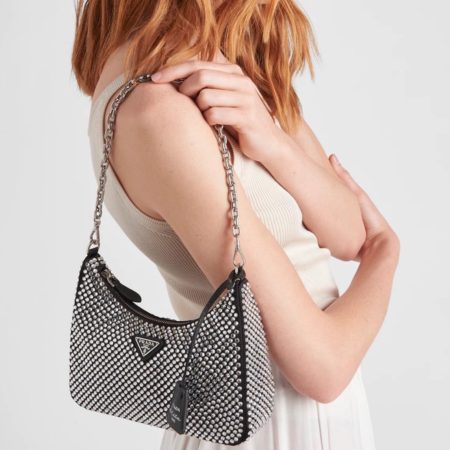 Prada Re-Edition  Crystal  Shoulder Messenger Bag - Image 2
