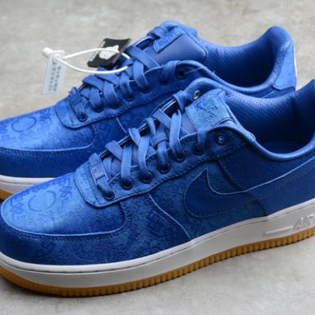 CLOT Nike Air Force 1 Blue Silk CJ5290-400 - Image 15