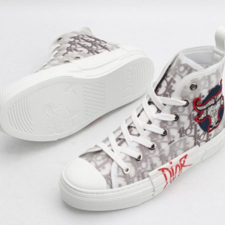 Dior B23 Oblique High Top "Shawn" Shoes - Image 2