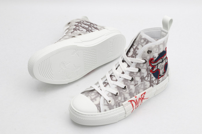 Dior B23 Oblique High Top "Shawn" Shoes - Image 2