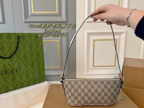 Gucci GG Emblem Small Shoulder Bag