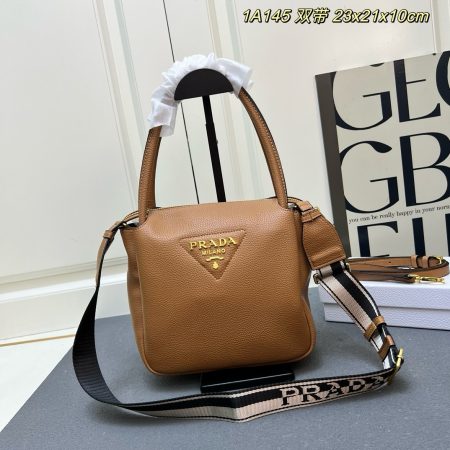 Prada Caramel leather mini shoulder bag - Image 1