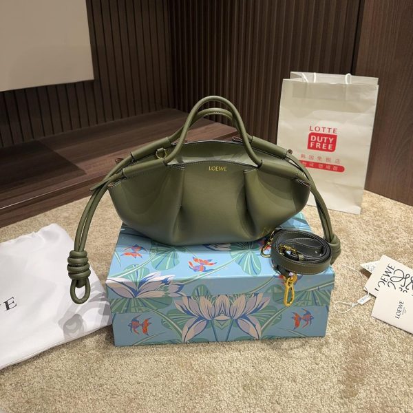 Loewe Shiny Nappa Calfskin Paseo Bag
