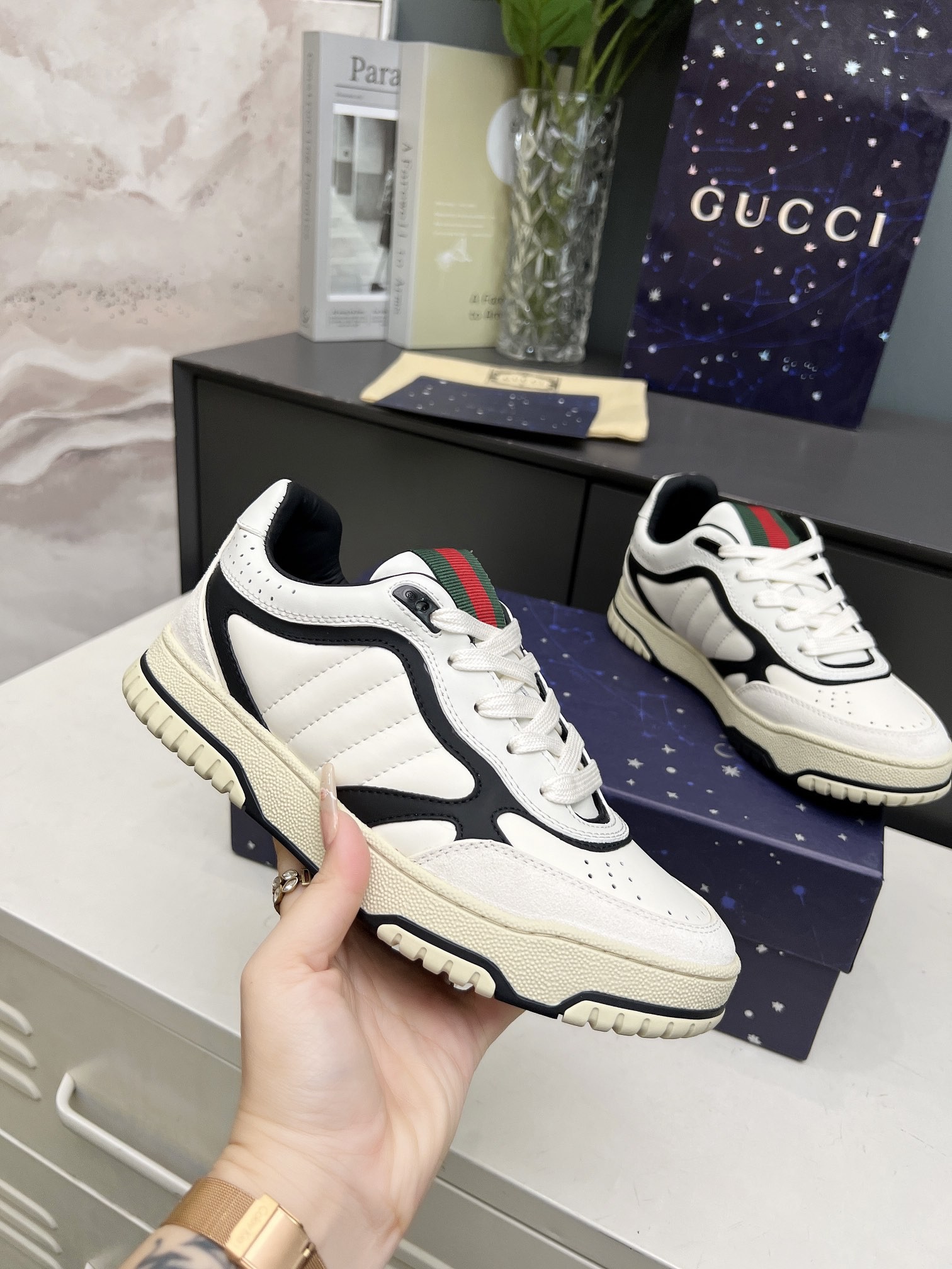 Gucci Re-web Sneakers - Image 5