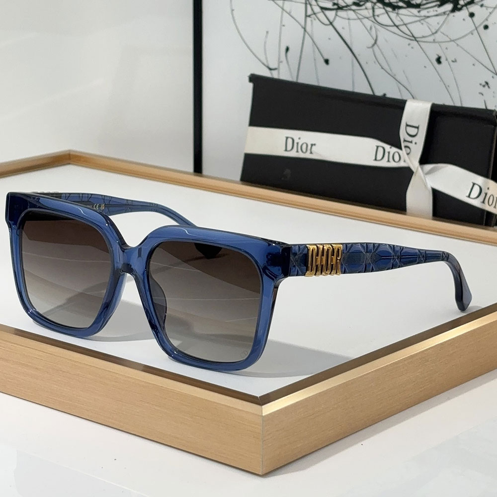 Dior Mirror Leg Stereoscopic Logo sunglasses Top quality - Image 1
