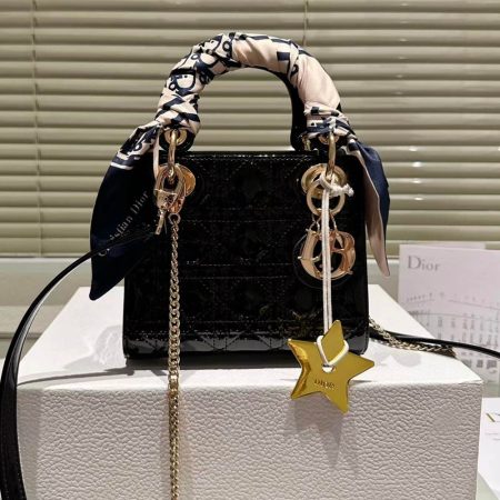 Dior Mini Lady Bag - Lacquered - Image 7