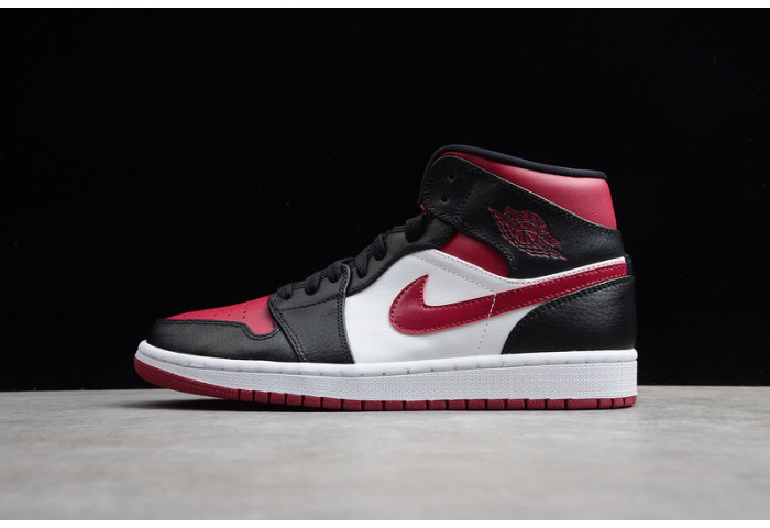 Air Jordan 1 MID bred toe 554724-066 - Image 1