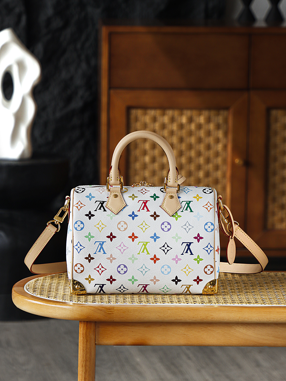 LV x TM Speedy Bandoulière 25 Other Monogram Canvas Bag - Top Quality - Image 3