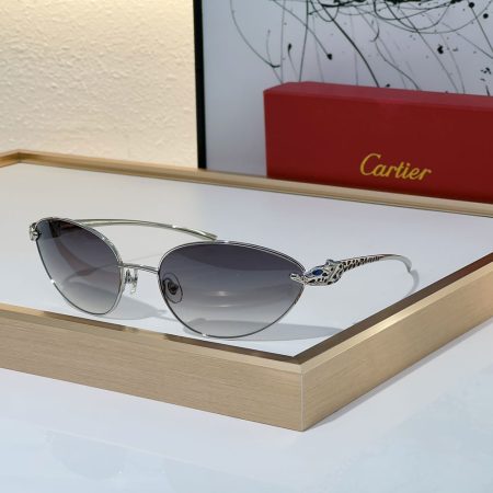 Cartier Metal Cutout Frame Sunglasses Top quality - Image 3