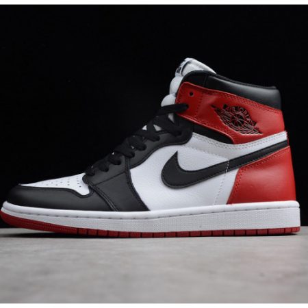 AIR JORDAN 1 High OG Black Toe white/ black-varsity red 555088-125