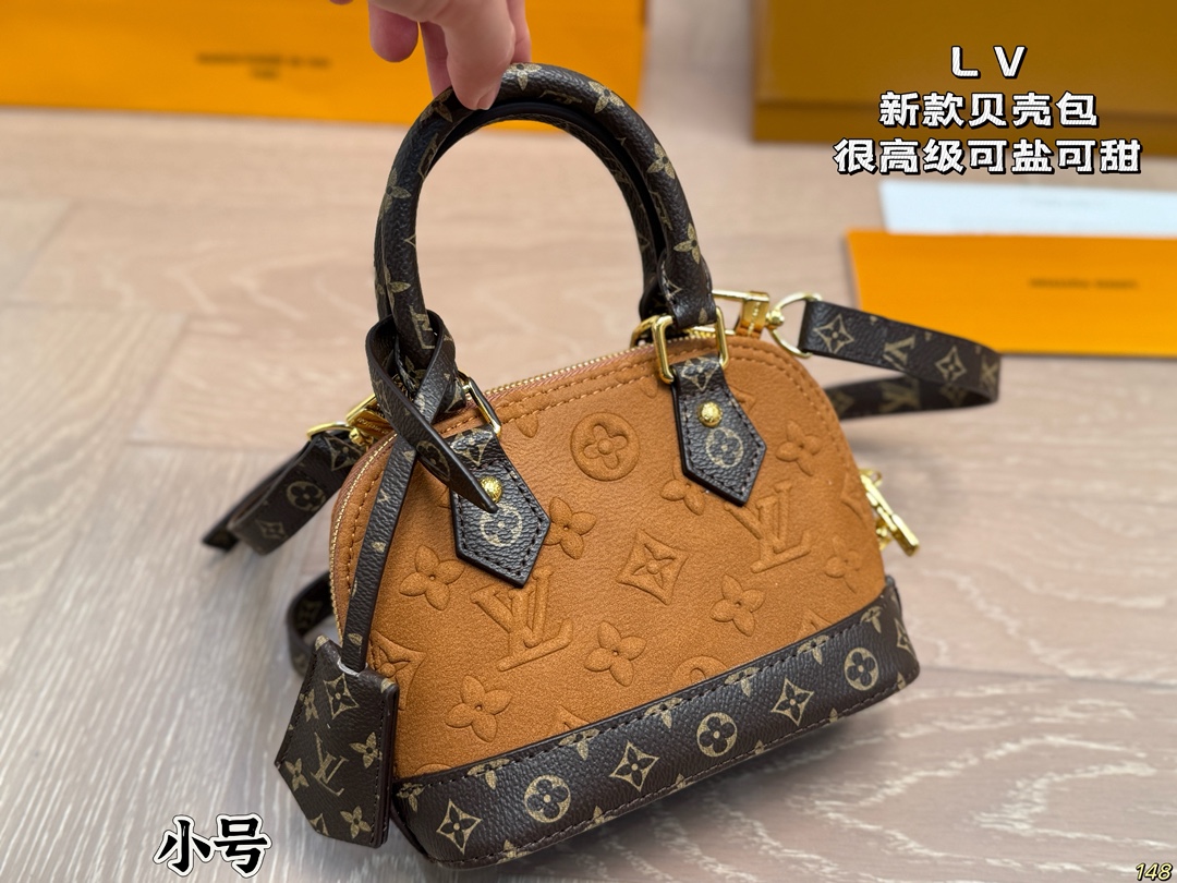 LV Vintage Floral Crossbody Bag - Image 4