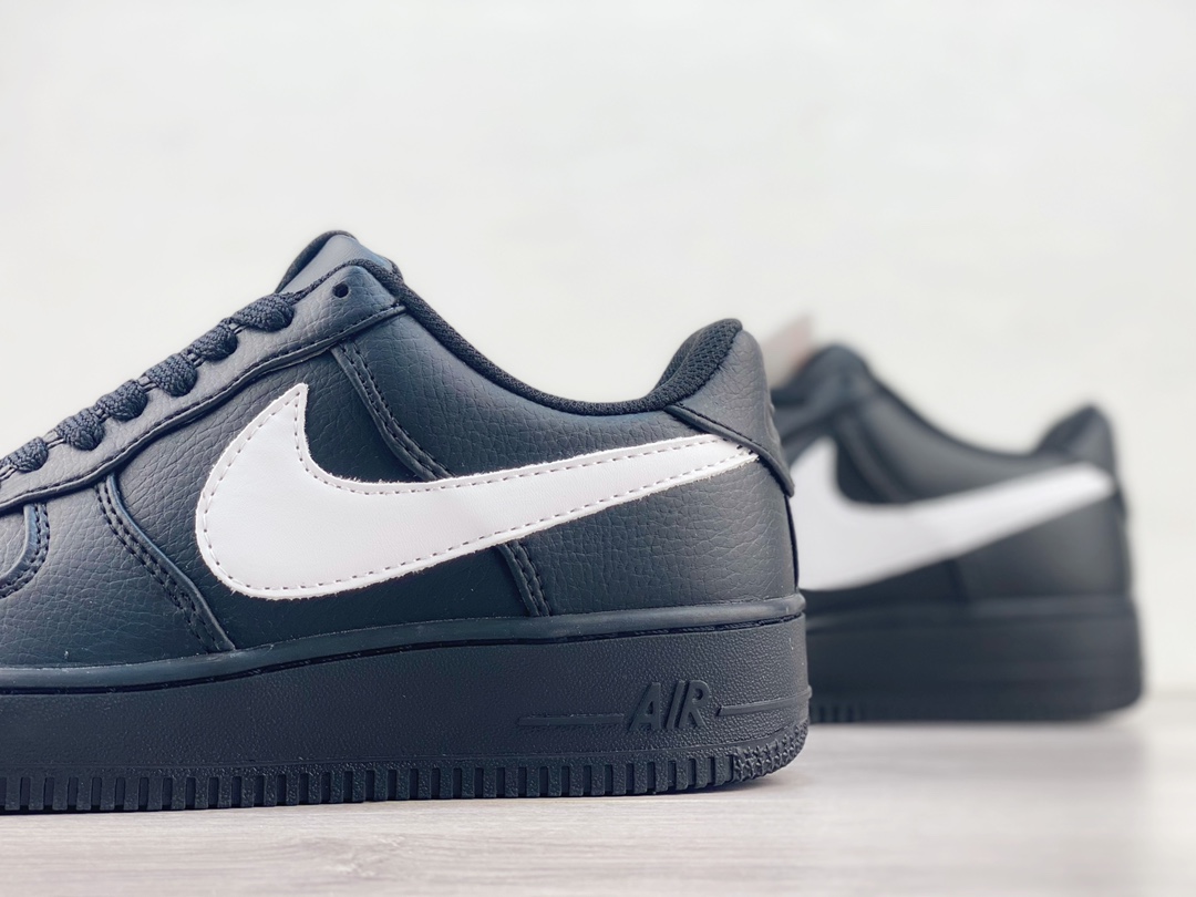 Nike Air Force Black White - Image 7