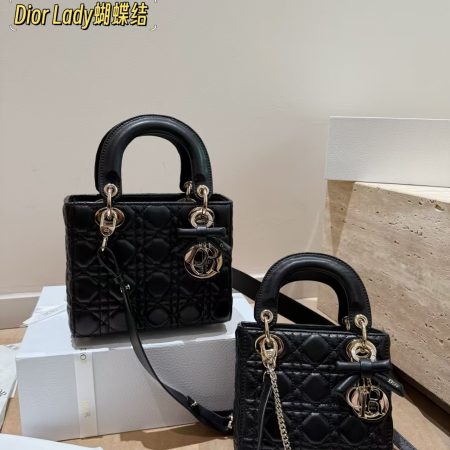 Dior Small & Micro Lady Dior My ABC Dior Bag with bow - Image 4