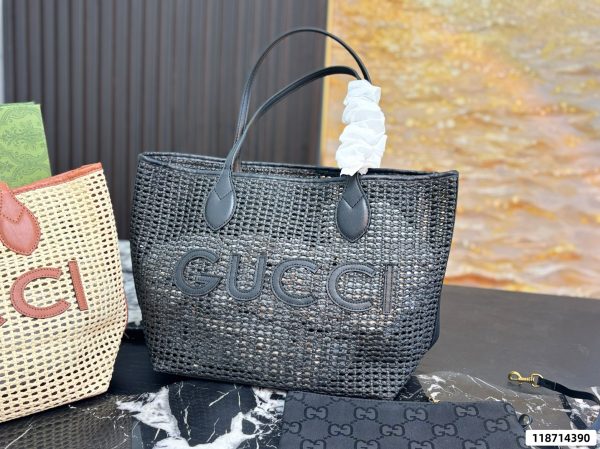 Gucci Straw Bag