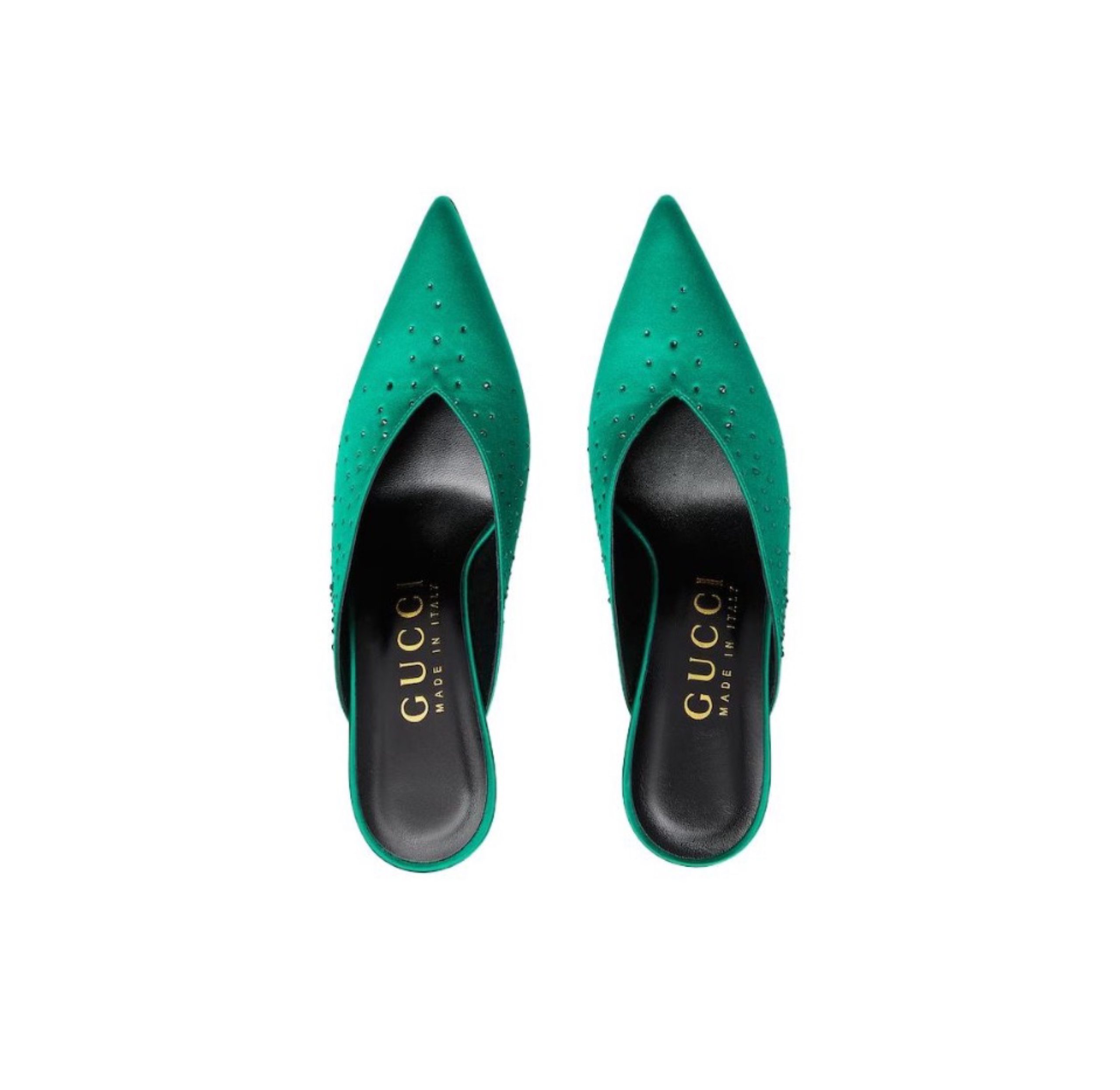 Gucci Pointed Toe High Heel Slippers Slide Sandal - Image 2
