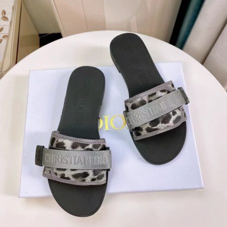 Dior DWAY Slide Slipper Sandals  With Adjustable Type Slide Sandal - Image 4