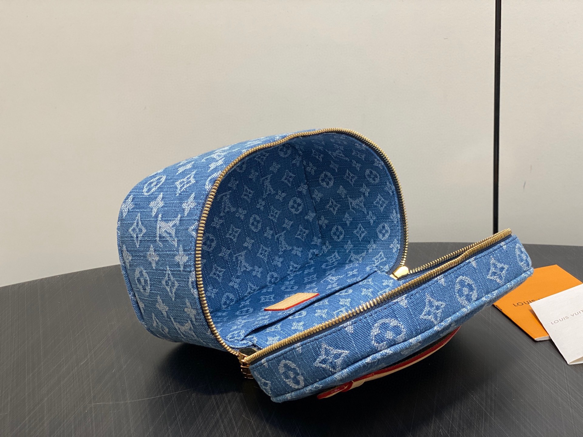 LV Nice Mini Denim Bag - Image 4