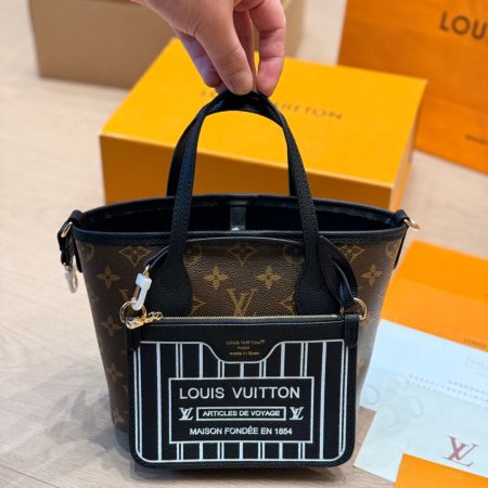 LV Neverfull BB Bandouliere Inside Out Tote Bag - Image 8