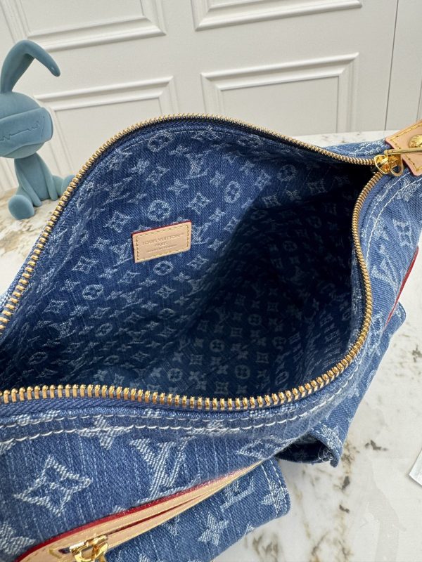 LV Baggy Monogram Denim Bag