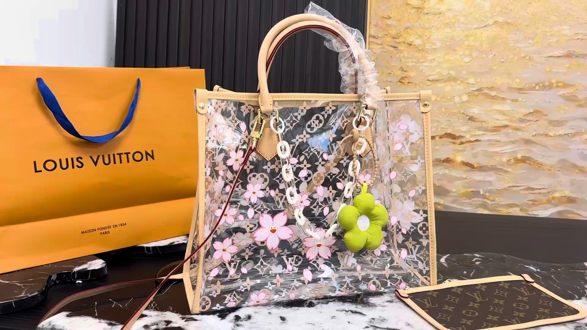 LV PVC Tote Bag - Image 1