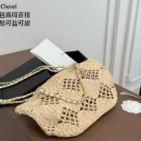 Chanel Straw Bag - Image 3
