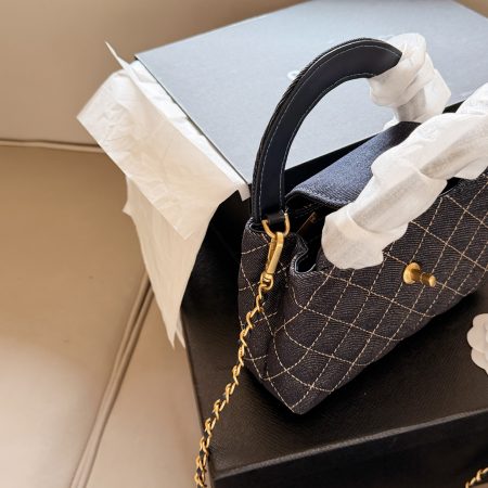 Chanel Kelly Shopper Denim Bag - Image 7