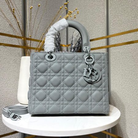 Dior The LADY DIOR Medium Bag-Matte cowhide leather - Image 8