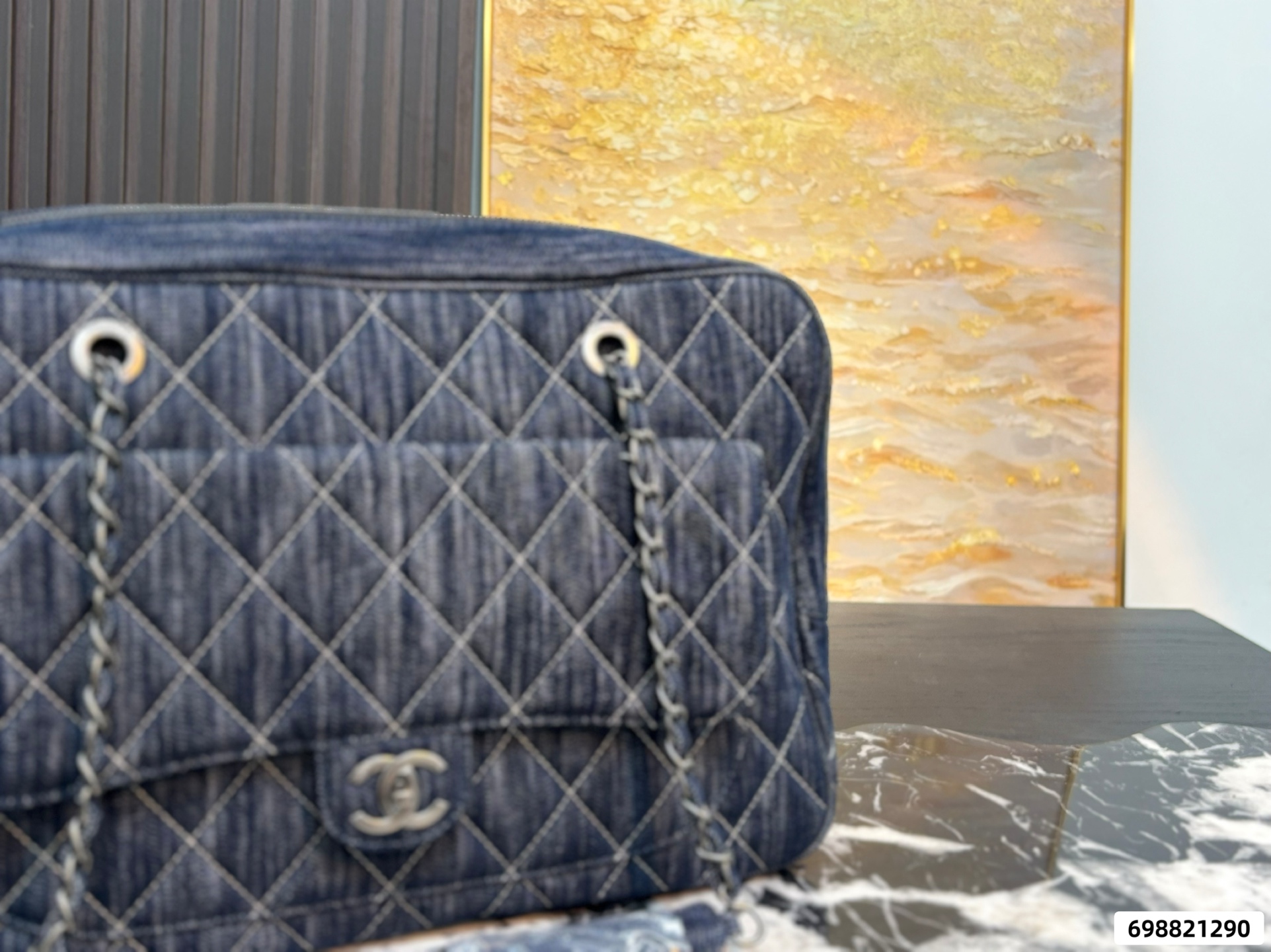 Chanel Chain Tote Bag - Image 5