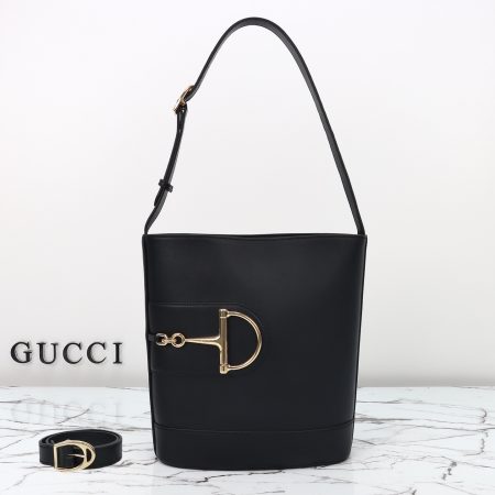 Gucci Horsebit embellished leather shoulder bag - Image 1